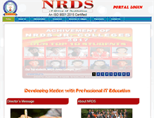 Tablet Screenshot of nrdsindia.com